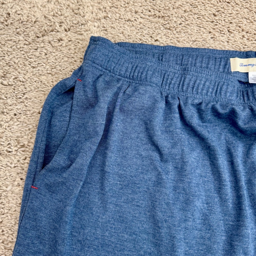 Tommy Bahama Lounge Sleep Pants Mens XL Blue Heathered Elastic Waist Drawstring - Picture 6 of 11